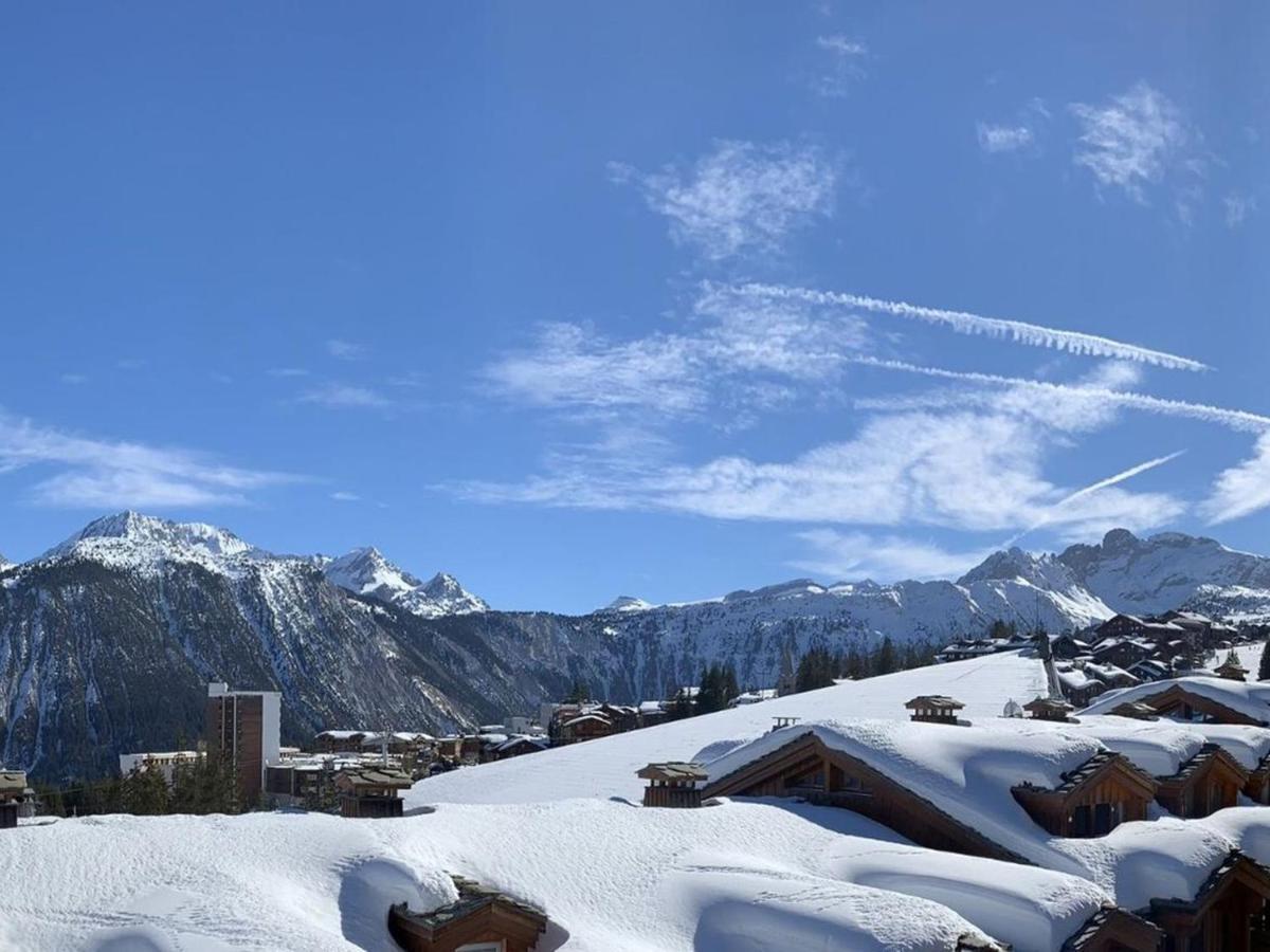 Appartement Contemporain Avec Sauna, Cheminee Et Parking Au Centre De Courchevel 1850 - Fr-1-564-35 Exterior foto