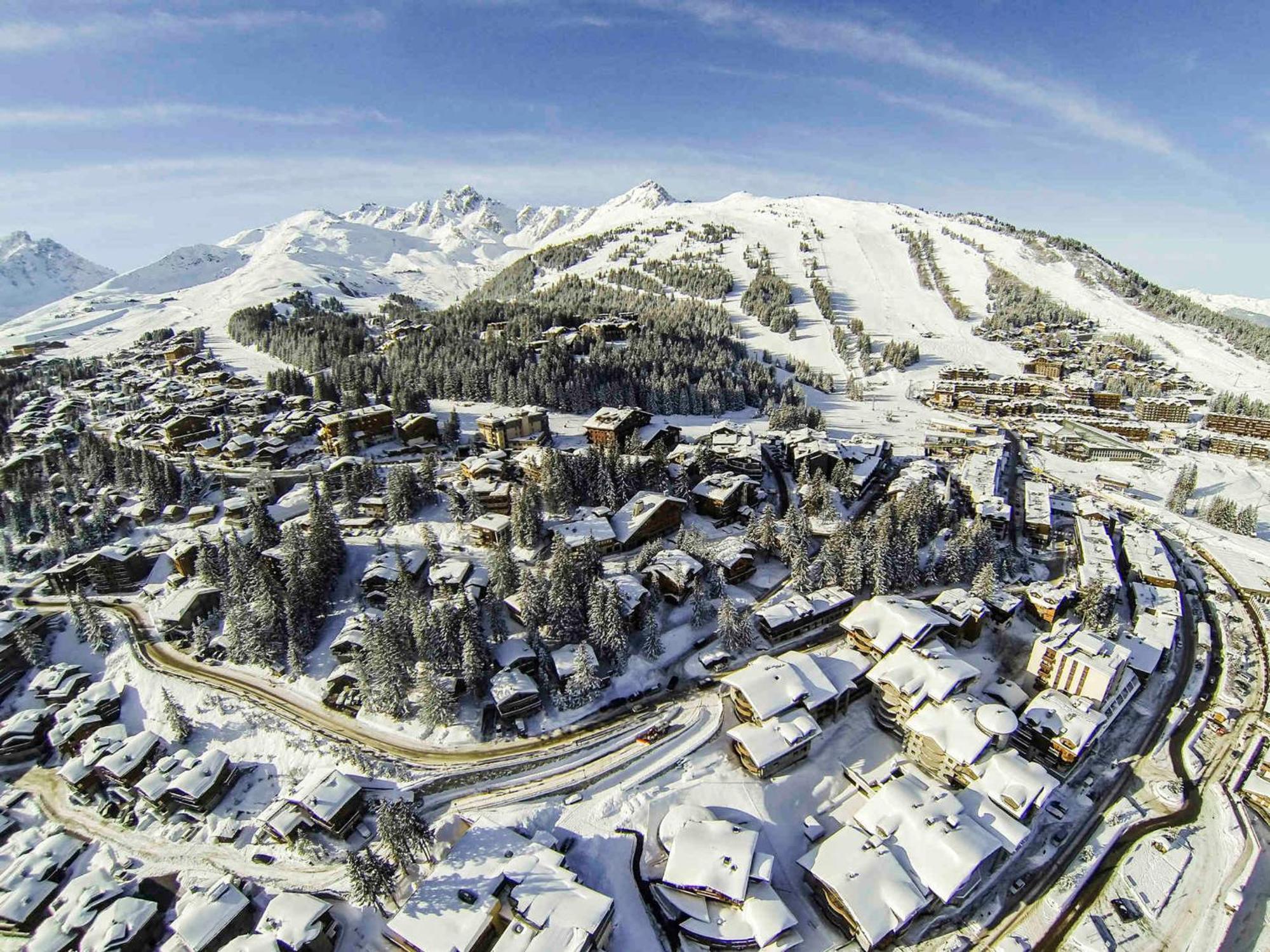 Appartement Contemporain Avec Sauna, Cheminee Et Parking Au Centre De Courchevel 1850 - Fr-1-564-35 Exterior foto